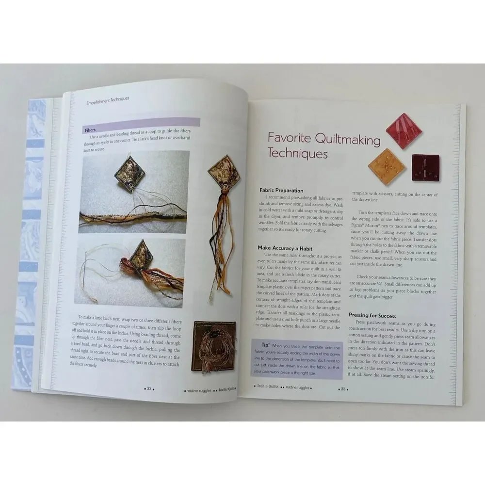 Inchie Quilts by Nadine Ruggles (2009, Uk-Trade Paper)